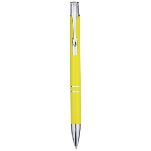 Bolígrafo de aluminio reciclado Moneta (tinta negra)