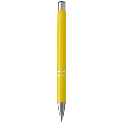 Bolígrafo de aluminio reciclado Moneta (tinta negra)
