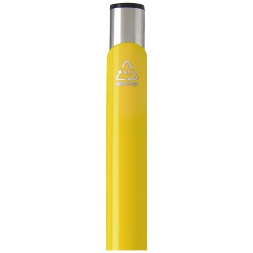 Bolígrafo de aluminio reciclado Moneta (tinta negra)