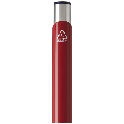Bolígrafo de aluminio reciclado Moneta (tinta negra)