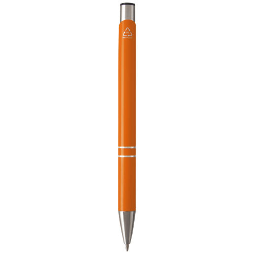 Bolígrafo de aluminio reciclado Moneta (tinta negra)