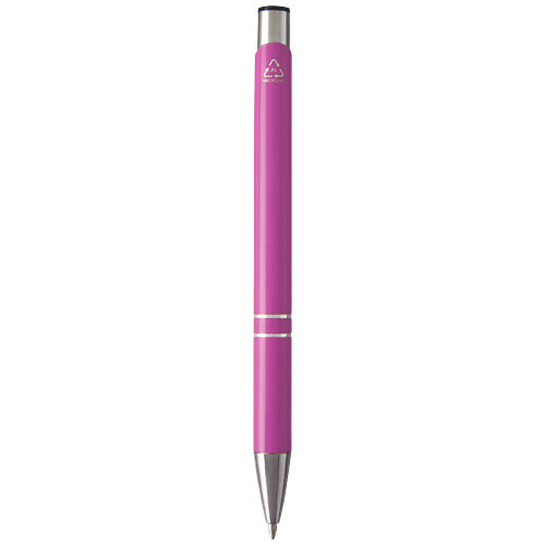 Bolígrafo de aluminio reciclado Moneta (tinta negra)