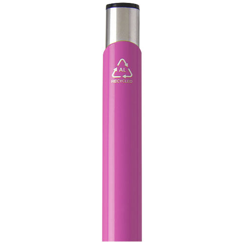 Bolígrafo de aluminio reciclado Moneta (tinta negra)