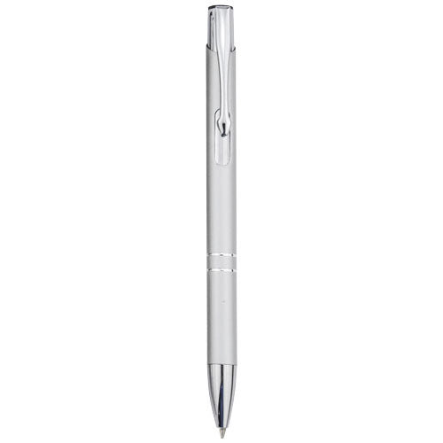 Bolígrafo de aluminio reciclado Moneta (tinta negra)