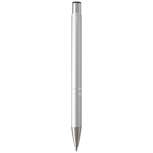 Bolígrafo de aluminio reciclado Moneta (tinta negra)