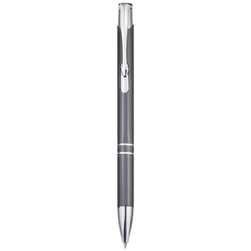 Bolígrafo de aluminio reciclado Moneta (tinta negra)