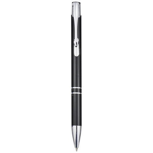 Bolígrafo de aluminio reciclado Moneta (tinta negra)