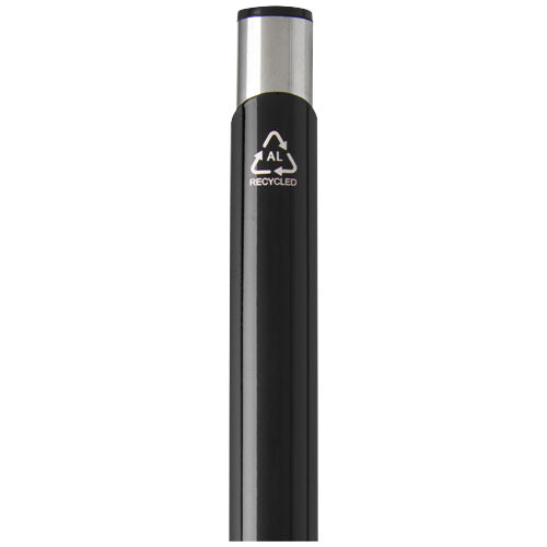 Bolígrafo de aluminio reciclado Moneta (tinta negra)