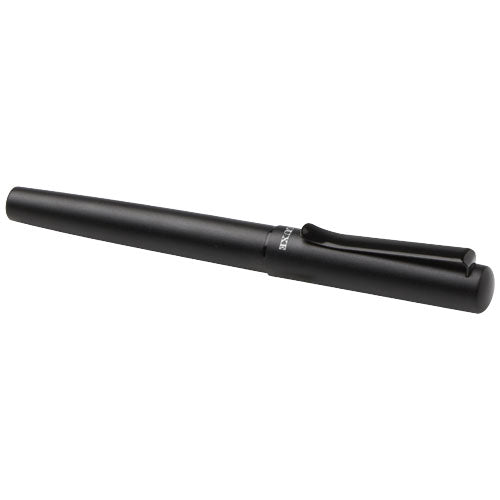 Pluma estilográfica de aluminio reciclado Lucetta (tinta negra)