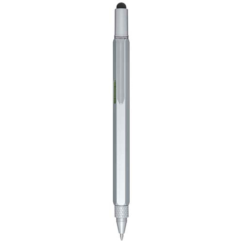 Bolígrafo multifunción de aluminio reciclado (tinta negra)