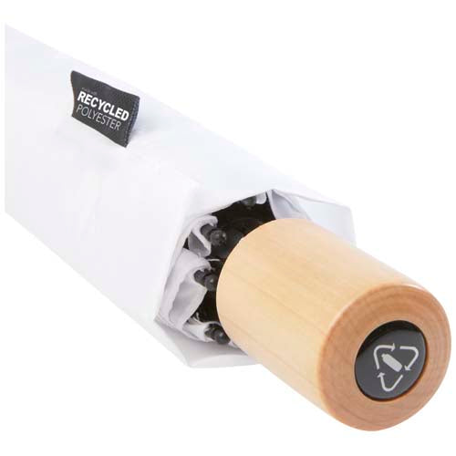 Paraguas plegable de 21" de PET reciclado resistente al viento Birgit