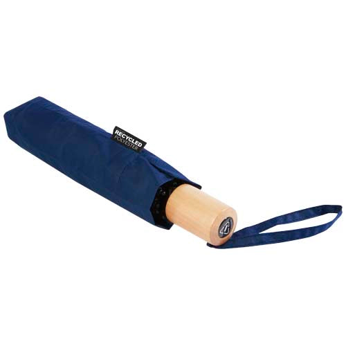 Paraguas plegable de 21" de PET reciclado resistente al viento Birgit