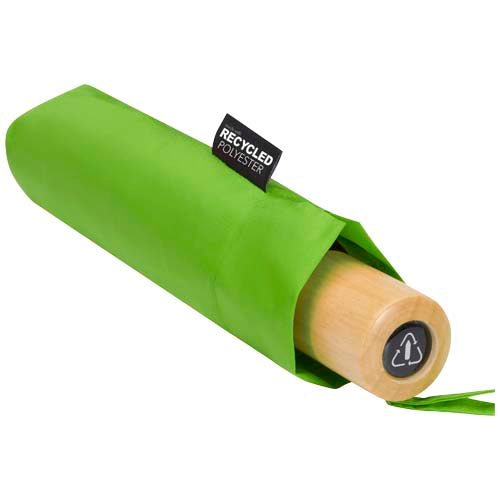 Paraguas plegable de 21" de PET reciclado resistente al viento Birgit