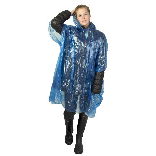 Poncho de lluvia desechable de