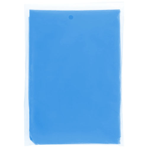 Poncho de lluvia desechable de material reciclado con bolsa de almacenamiento Mayan