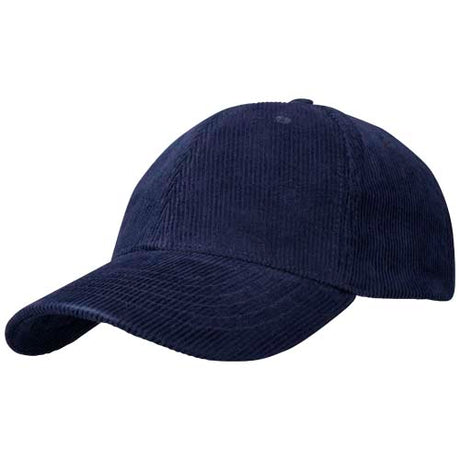 Gorra de 6 paneles de pana reciclada