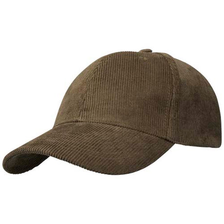 Gorra de 6 paneles de pana reciclada