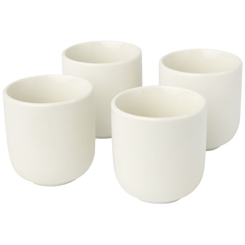 Cuatro tazas de expreso de