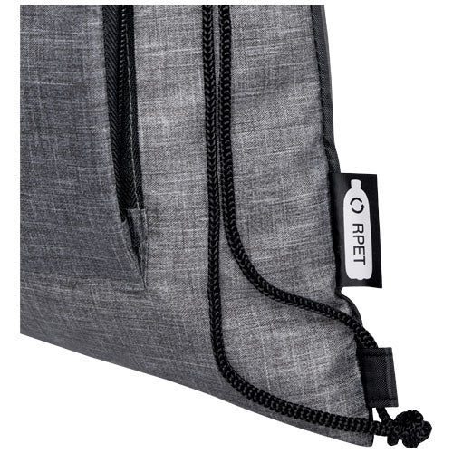 Bolsa con cordón plegable reciclada