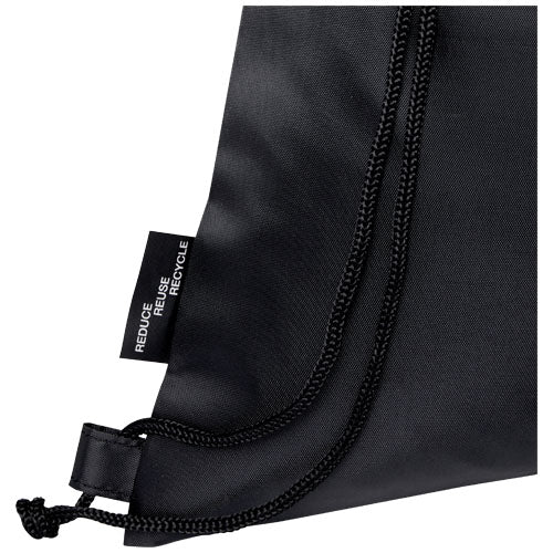 Bolsa con cordón plegable reciclada