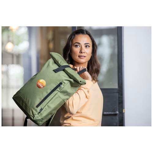 Mochila enrollable de 15,6" GRS RPET de 18 L Byron