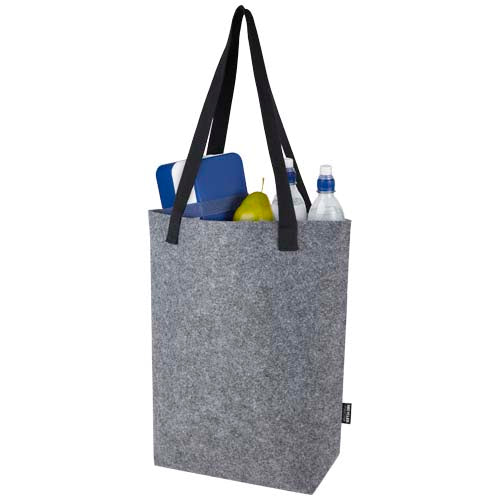 Bolsa Tote de fieltro reciclado GRS con fondo ancho de 12 L Felta