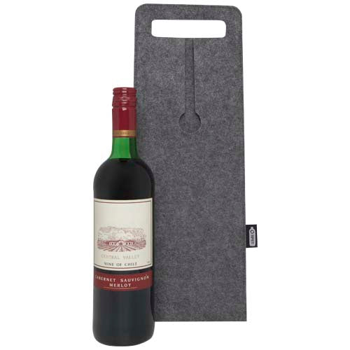 Bolsa de vino de fieltro reciclado GRS de 75 cl Felta