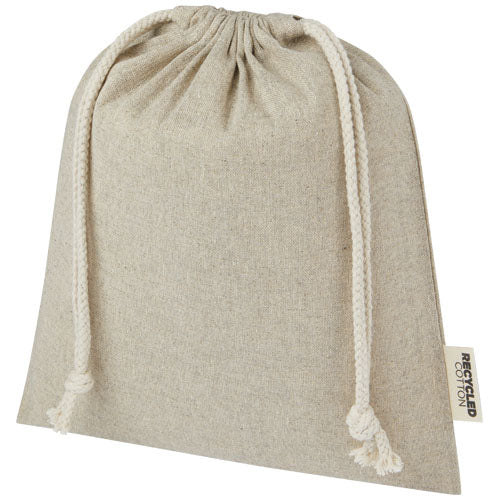 Bolsa de regalo mediana de 1,5 l de algodón reciclado GRS de 150 g/m²