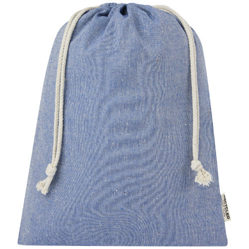 Bolsa de regalo grande de 4 l de algodón reciclado GRS de 150 g/m²
