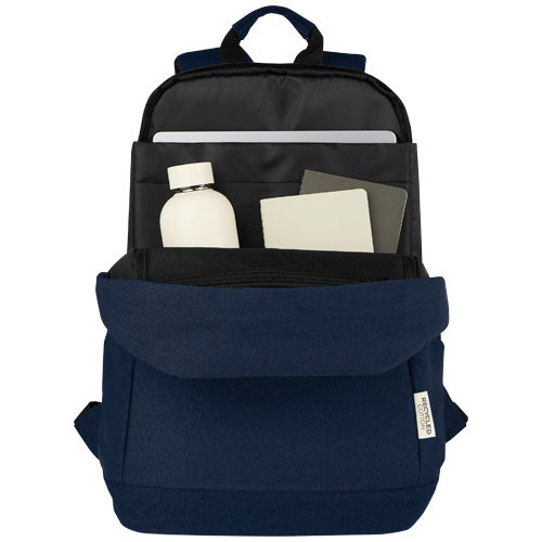 Mochila antirrobo de 18 L para portátil de 15,6" de lona reciclada GRS Joey