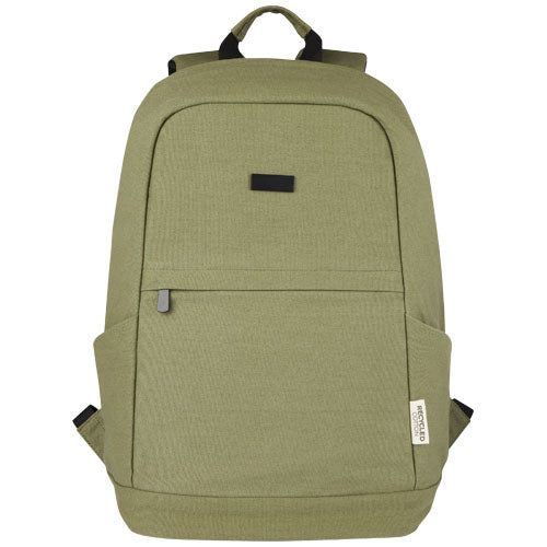 Mochila antirrobo de 18 L para portátil de 15,6" de lona reciclada GRS Joey
