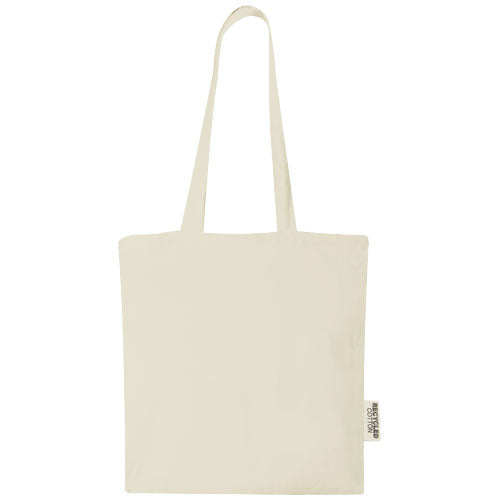 Bolsa Tote de algodón reciclado GRS de 140 g/m2 de 7 L Madras