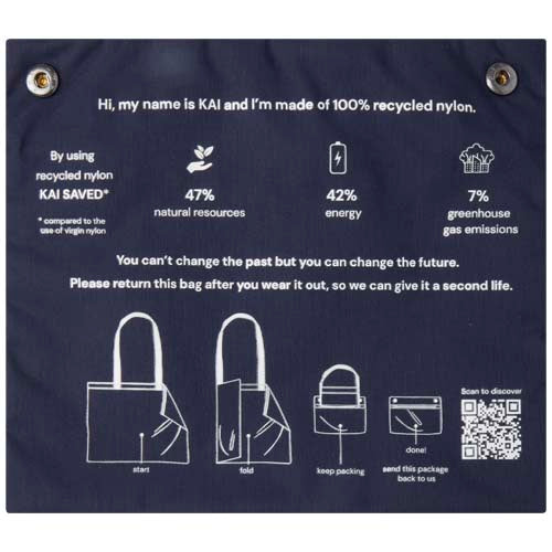 Bolsa Tote circular reciclada GRS