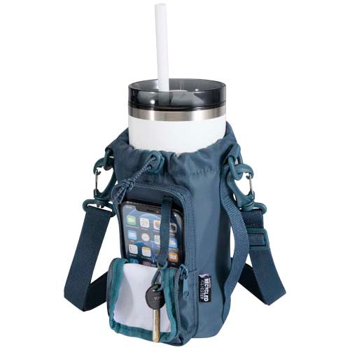 Bolsa para botellas de viaje reciclada de 2 litros