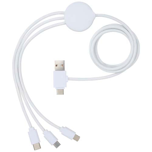 Cable de carga 5 en 1 con aditivo antibacteriano Pure