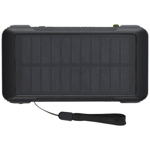 Batería externa de dinamo solar en plástico reciclado de 10 000 mAh con certificación RCS Soldy
