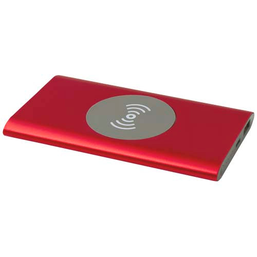 Batería externa inalámbrica tipo C de aluminio reciclado de 4000 mAh