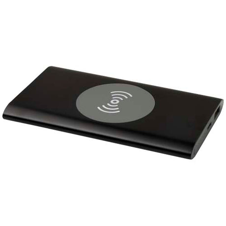 Batería externa inalámbrica tipo C de aluminio reciclado de 4000 mAh