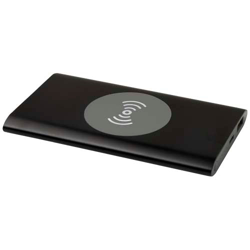 Batería externa inalámbrica tipo C de aluminio reciclado de 4000 mAh