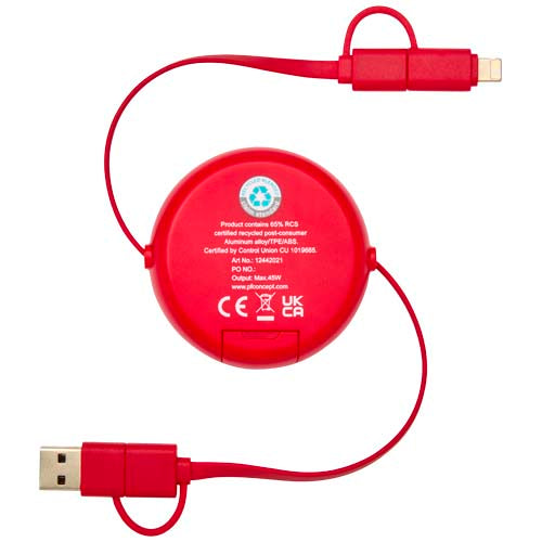 Cable retráctil 5 en 1