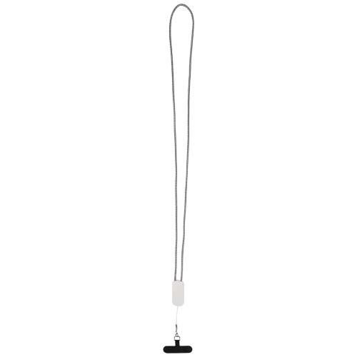 Lanyard de plástico reciclado para smartphone con cable integrado 5 en 1 de 27 W