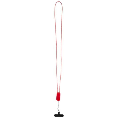 Lanyard de plástico reciclado para smartphone con cable integrado 5 en 1 de 27 W