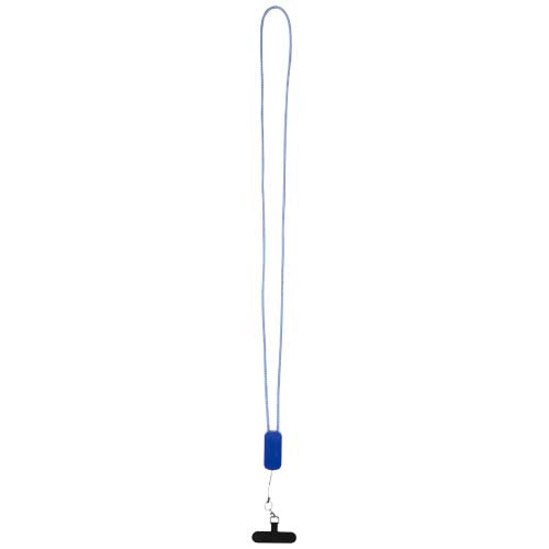 Lanyard de plástico reciclado para smartphone con cable integrado 5 en 1 de 27 W