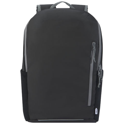 Mochila para portátil de 15" de material reciclado GRS resistente al agua de 21 L Aqua