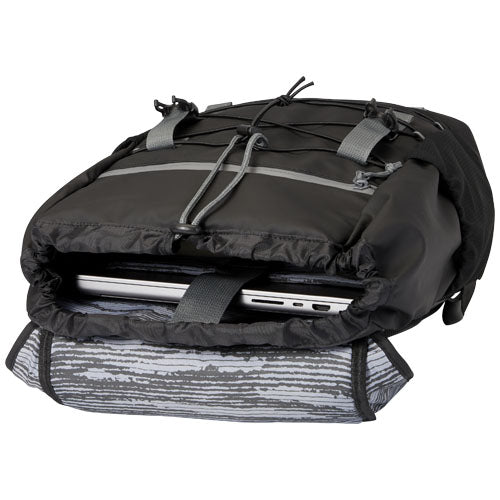 Mochila para portátil de 15,6" de material reciclado GRS resistente al agua de 23 L Aqua