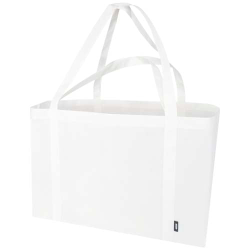 Bolsa Tote no tejida de material reciclado GRS extragrande de 65 l