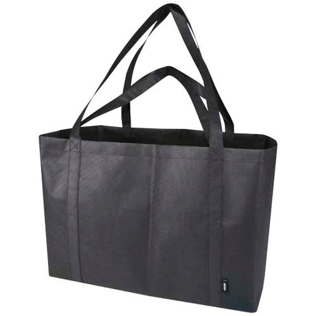 Bolsa Tote no tejida de material reciclado GRS extragrande de 65 l