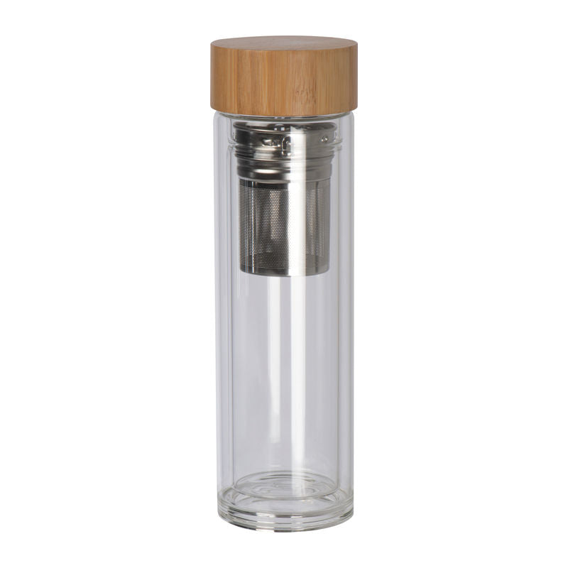 Botella de Vidrio con Tapa