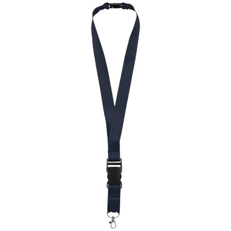 Lanyard con hebilla separable y clip de seguridad