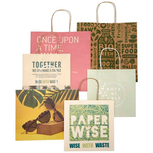 Kit de muestras de bolsas de residuos agrícolas y de papel kraft